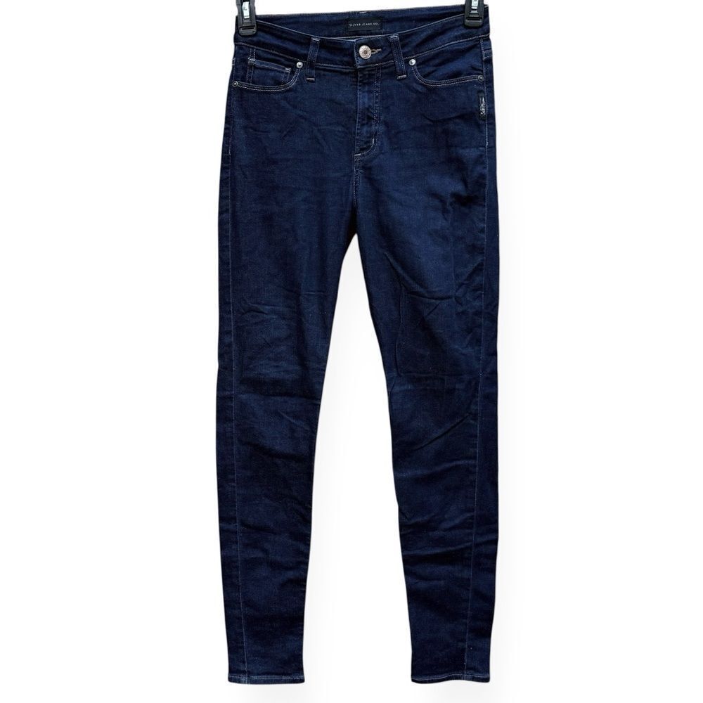 Silver Jeans Mazy Skinny Jeans Dark Wash 27 x 29